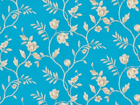  无缝欧式田园花纹图案壁纸壁布墙纸墙布 