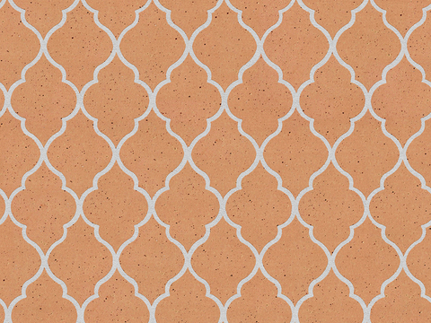  无缝黄色水泥拼花地砖人行道路地面广场铺贴 