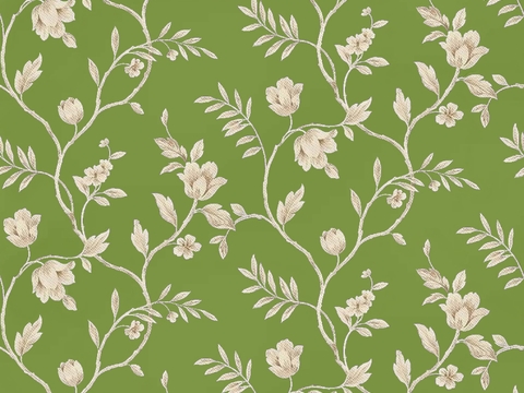  无缝欧式田园花纹图案壁纸壁布墙纸墙布 