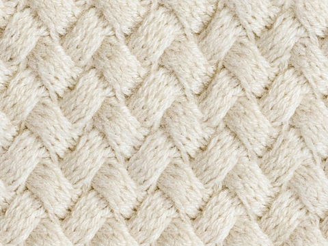  无缝米黄色针织面料贴图 