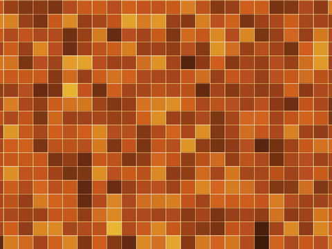  现代轻奢石材拼花 墙面石材拼花 无缝马赛克瓷砖 橙色马赛克 