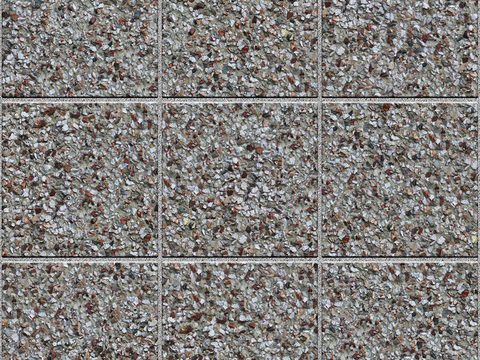  无缝鹅软石拼花地砖人行道路地面广场铺贴 