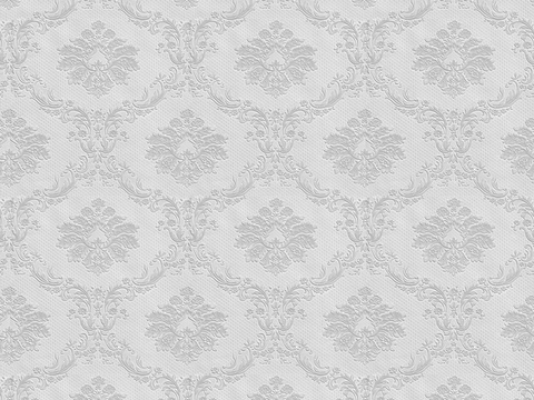  无缝灰色欧式法式古典花纹壁纸壁布墙布 