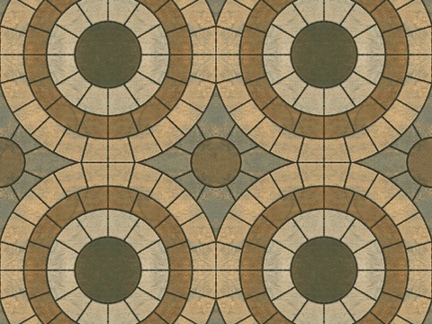  无缝灰色水泥拼花地砖广场砖人行道路地面 