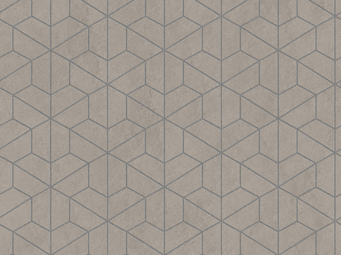  无缝灰色水泥拼花地砖广场砖人行道路地面 