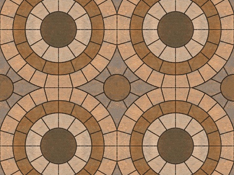  无缝灰色水泥拼花地砖广场砖人行道路地面 