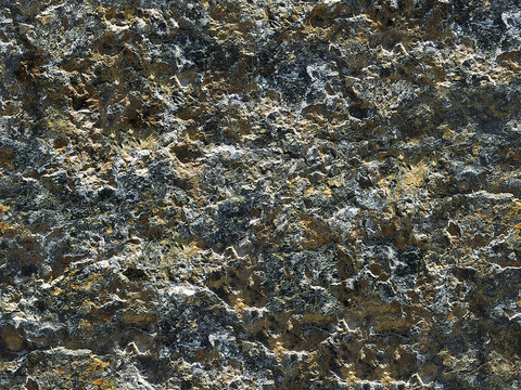  无缝黑灰色文化石墙岩石材墙面 