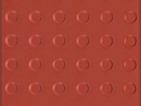  无缝红色盲道地砖人行道路地面广场铺贴 