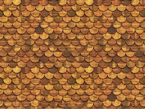  无缝别墅建筑屋顶陶土陶瓷瓦片 