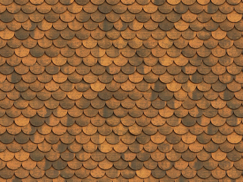  无缝别墅建筑屋顶陶土陶瓷瓦片 