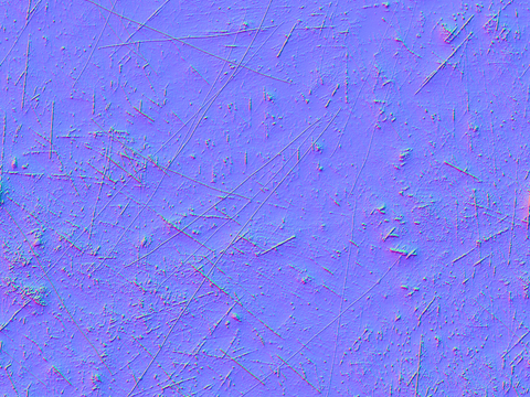  不锈钢刮痕法线凹凸 