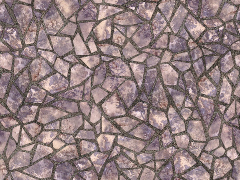  无缝花岗岩石材几何拼花地砖人行道路地面广场砖 