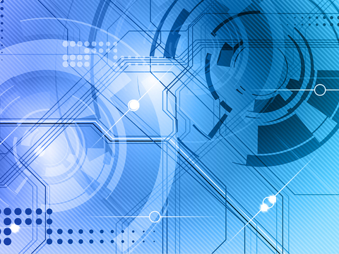  现代科技电子屏幕 