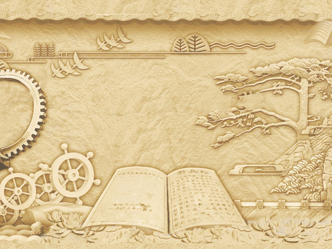  现代法治法律浮雕 