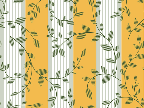  无缝黄色现代几何条纹图案墙纸壁纸壁布 