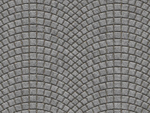  无缝灰色方形拼花地砖人行道路地面街道广场铺贴 