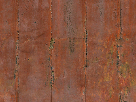  无缝建筑屋顶彩钢金属铁皮波浪瓦片 