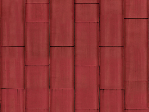  无缝建筑屋顶彩钢金属铁皮波浪瓦片 