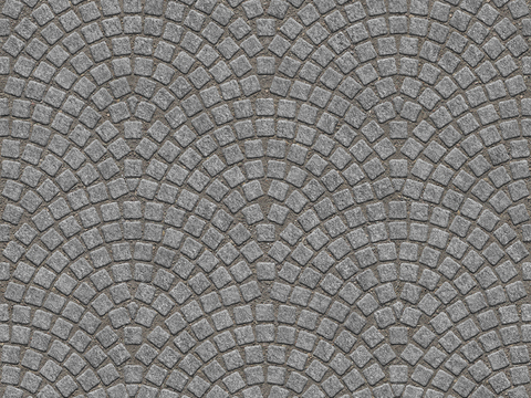  无缝灰色方形拼花地砖人行道路地面街道广场铺贴 