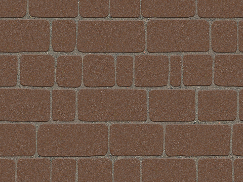  无缝灰色方形拼花地砖人行道路地面街道广场铺贴 