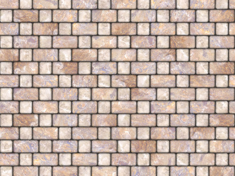  无缝花岗岩石材几何拼花地砖人行道路地面广场砖 