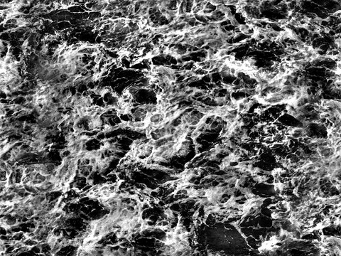  海洋水面波浪黑白贴图 黑白凹凸 