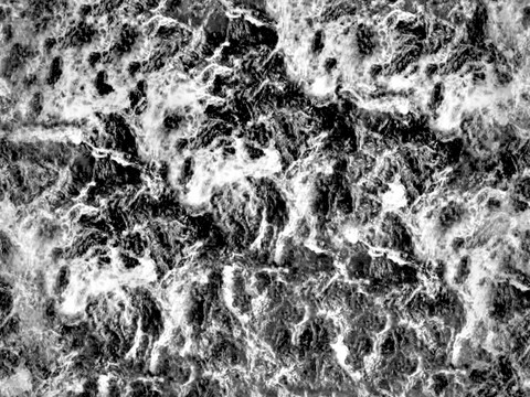  海洋水面波浪黑白贴图 黑白凹凸 