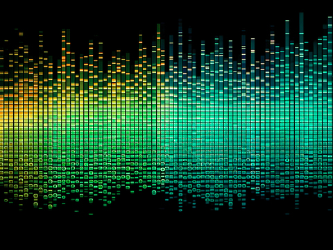  彩色渐变科技感艺术屏幕 