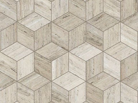  石灰华立方无缝 