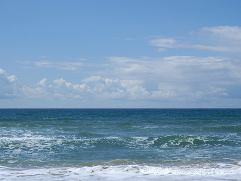  白天海边外景贴图 