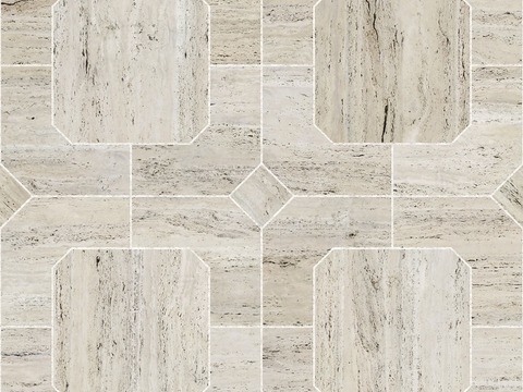  石灰华， 钻石广场无缝 