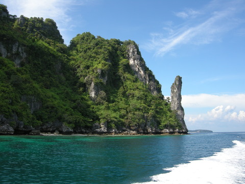  白天自然风景外景 