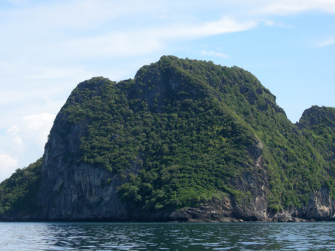  白天海边自然风景外景 