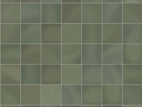  高清无缝绿色马赛克方砖 