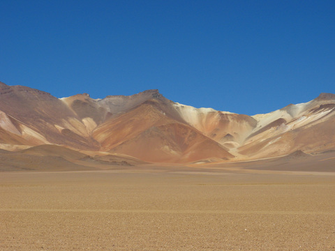  白天沙漠戈壁自然风景外景 