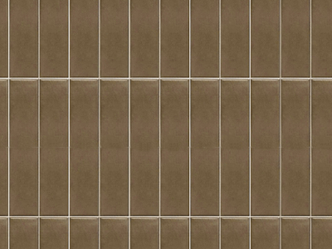  无缝陶土色长条砖条形砖贴图 