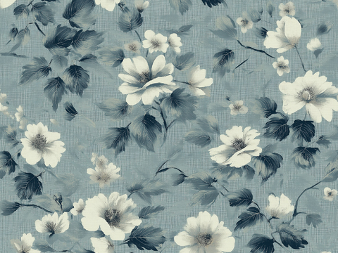  无缝法式中古复古壁纸 