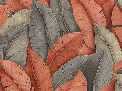  无缝法式中古复古壁纸 