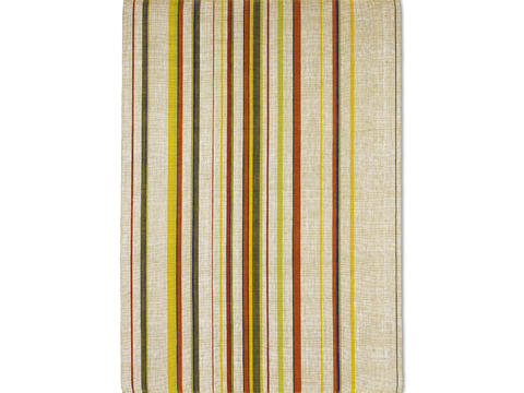  米色彩色条纹地毯 