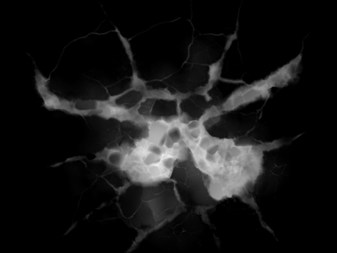  破碎裂纹黑白贴图 黑白凹凸贴图 