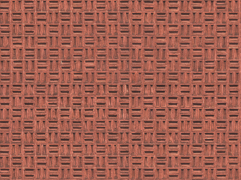  红砖墙面拼花贴图 