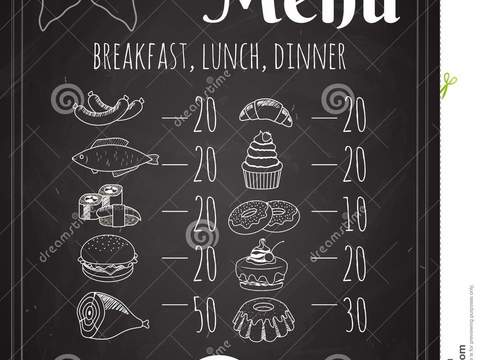  黑板报贴图 卡通画 