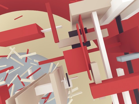  现代几何装饰画 