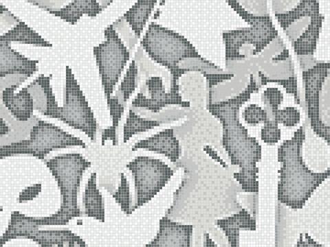  无缝艺术图案马赛克 