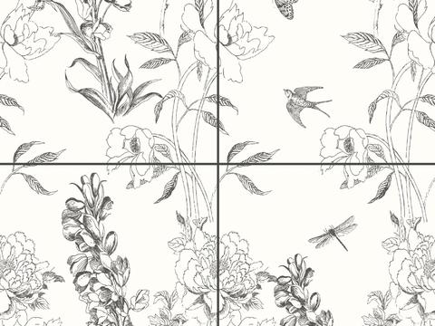  花砖 花片 瓷砖 墙砖 艺术砖 