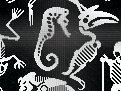  无缝图案马赛克 