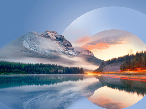 电脑风景屏幕电视风景屏幕