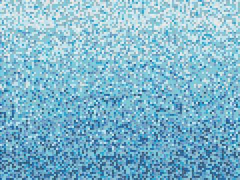  无缝泳池格子马赛克砖 