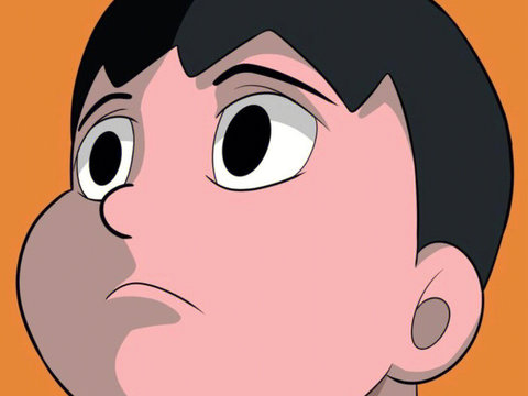  动漫人物装饰画胖虎贴图 