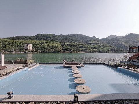  户外景观窗口贴图 